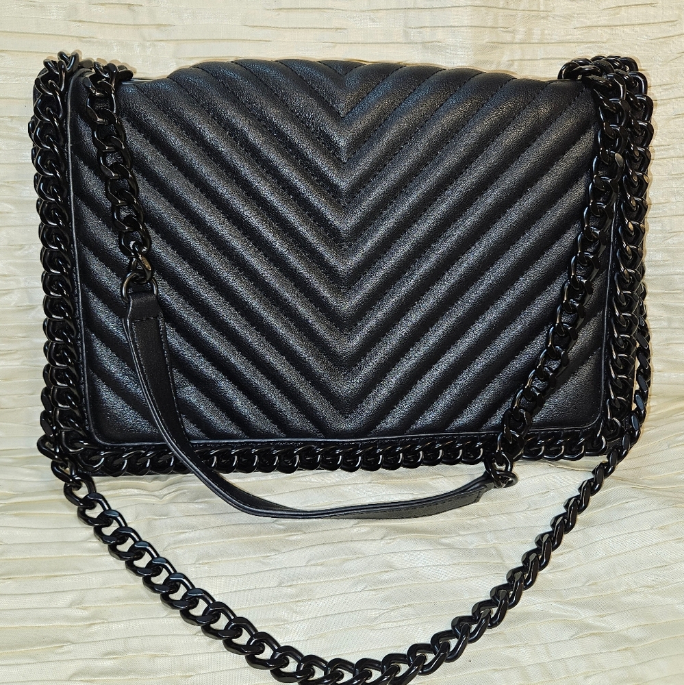 ALDO Black Greenwald Chain Cross Body Bag